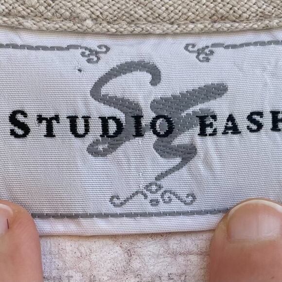 Vintage Colorblock Linen Short Sleeve Maxi Dress, Black, Tan, Size 12 - Picture 9 of 11